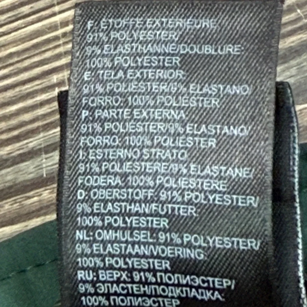 The North Face Mens LARGE Vest Green Apex Bionic Softshell Polartec Excellent - Picture 8 of 9